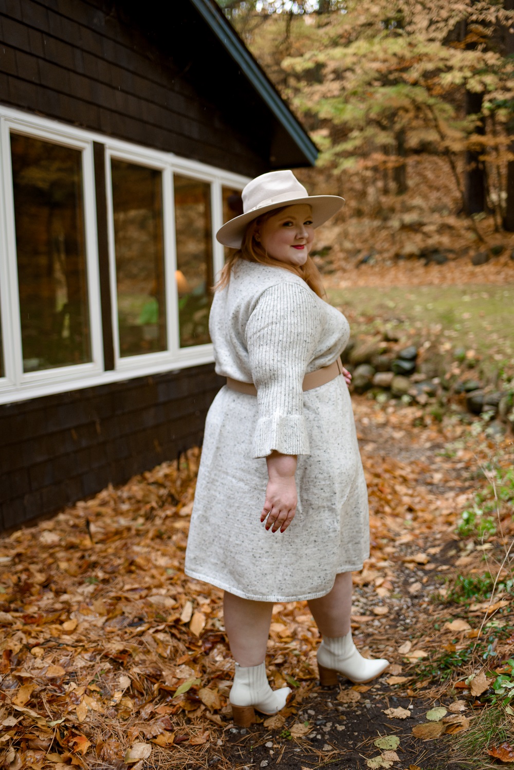 Fall Color Lookbook with Christopher and Banks: plus size autumn outfits from C&B photographed against the changing leaves of fall in northern Michigan. #christopherandbanks #exclusivelycb #fallcolortour #falloutfits #fallcolors #fallstyle #fallfashion