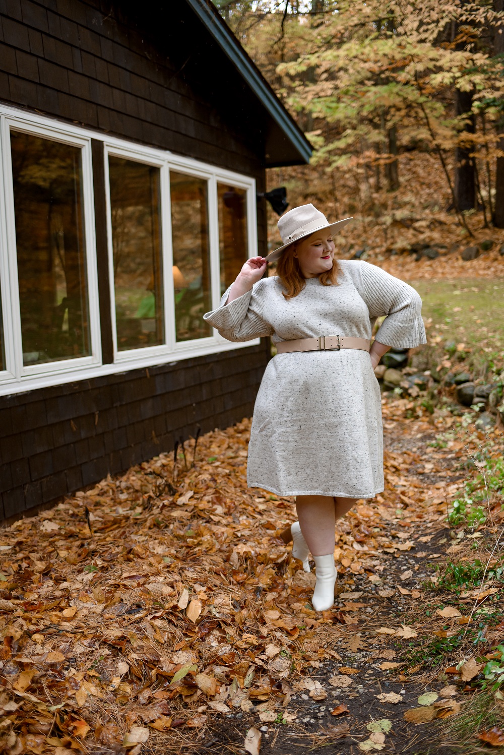 Fall Color Lookbook with Christopher and Banks: plus size autumn outfits from C&B photographed against the changing leaves of fall in northern Michigan. #christopherandbanks #exclusivelycb #fallcolortour #falloutfits #fallcolors #fallstyle #fallfashion