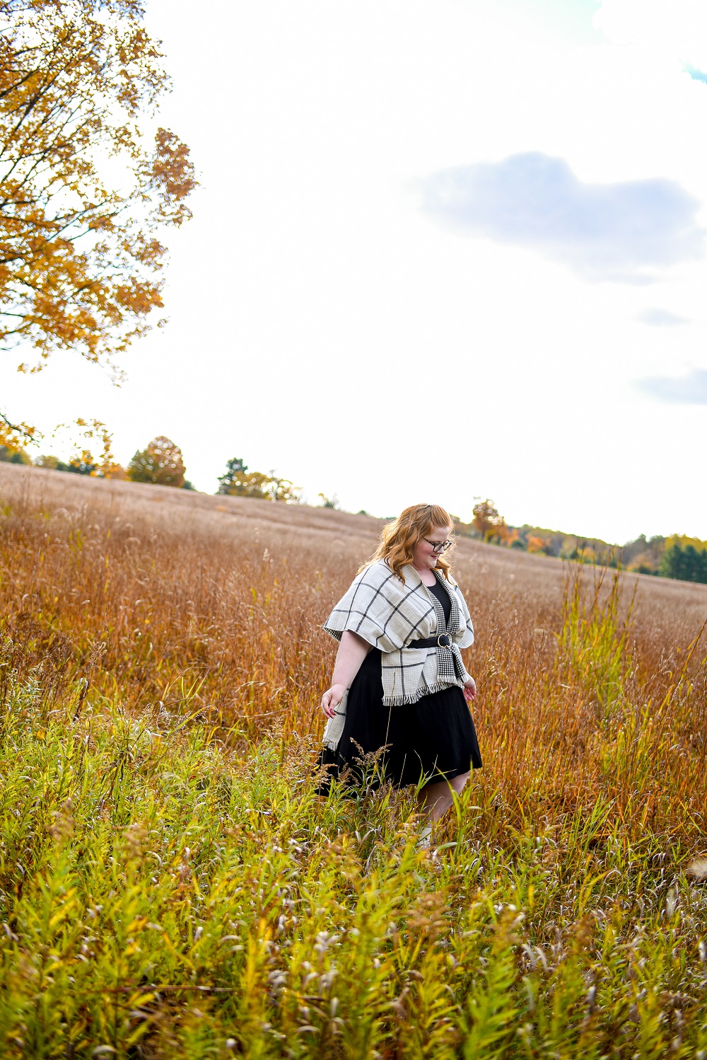 Fall Color Lookbook with Christopher and Banks: plus size autumn outfits from C&B photographed against the changing leaves of fall in northern Michigan. #christopherandbanks #exclusivelycb #fallcolortour #falloutfits #fallcolors #fallstyle #fallfashion