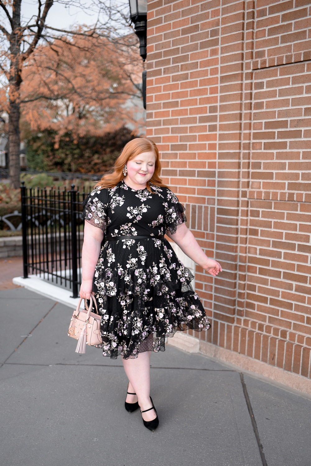 The Rachel Parcell Collection at Nordstrom: a review of the Embroidered Tiered Mesh Dress styled by plus size blogger Liz of With Wonder and Whimsy. #rachelparcellcollection #nordstrom #plussizefashion #plussizestyle #nordygirl