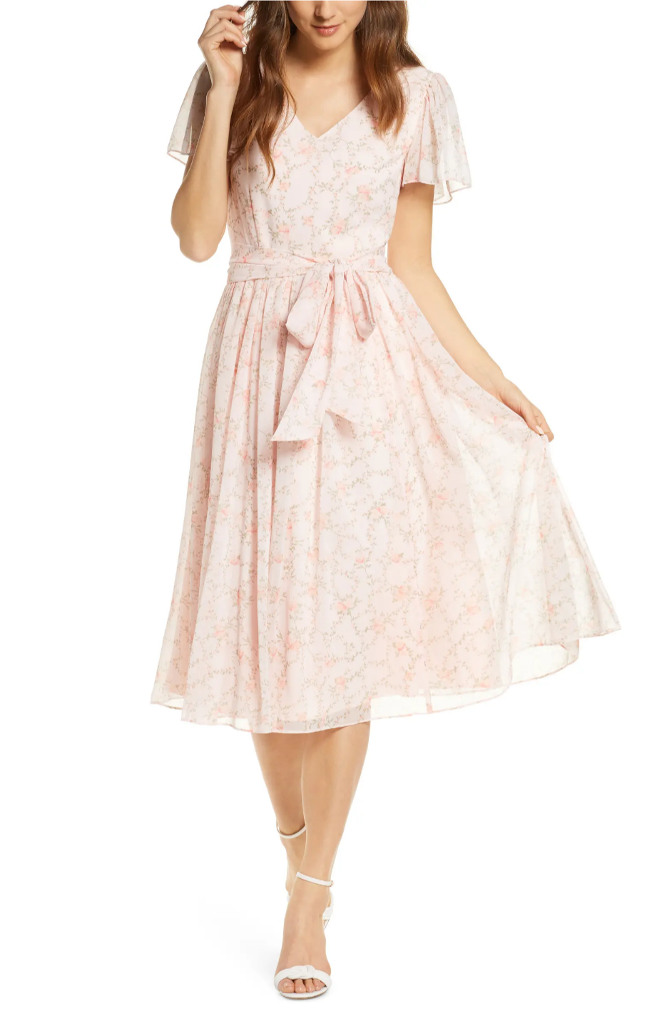 The Rachel Parcell Collection at Nordstrom: a review of the Embroidered Tiered Mesh Dress styled by plus size blogger Liz of With Wonder and Whimsy. #rachelparcellcollection #nordstrom #plussizefashion #plussizestyle #nordygirl