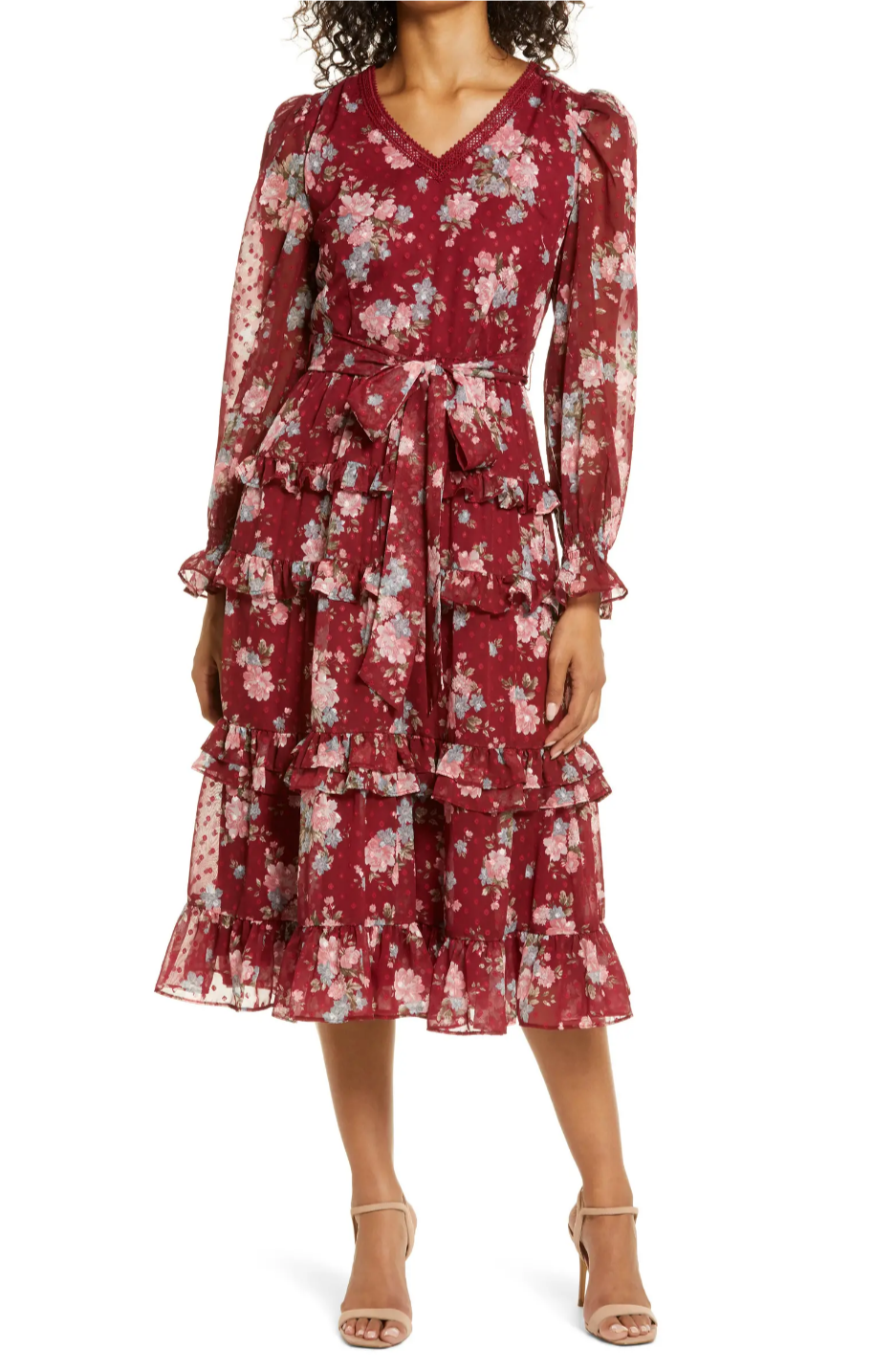 The Rachel Parcell Collection at Nordstrom: a review of the Embroidered Tiered Mesh Dress styled by plus size blogger Liz of With Wonder and Whimsy. #rachelparcellcollection #nordstrom #plussizefashion #plussizestyle #nordygirl
