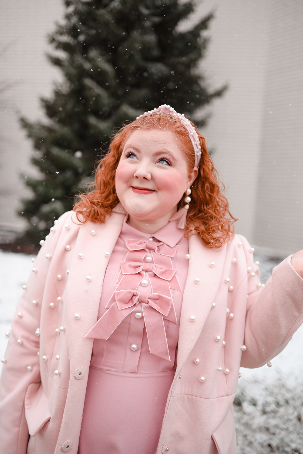 Monochrome Pastels Outfit Lookbook: tonal and monochrome pastel plus size outfit inspiration from ELOQUII, Ulla Popken, and Nordstrom. #monochrome #monochromepastels #monochromeoutfit #monochromefashion #monochromestyle #tonaldressing #tonaloutfit #tonalfashion