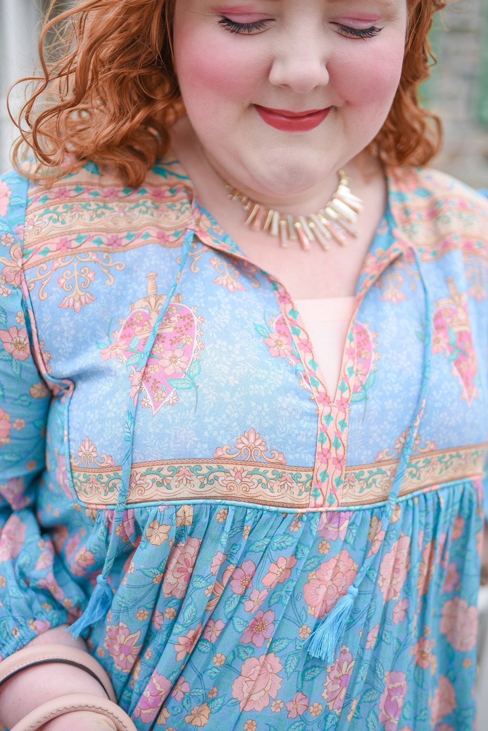 The Love Story Boho Dress from the new Star Crossed Lovers collection at Spell and the Gypsy Collective in the size XXL. #spellthelabel #spellandthegypsycollective #satgc #starcrossedlovers #lovestorybohodress #plussizefashion #plussizeinfluencer #pasteloutfit