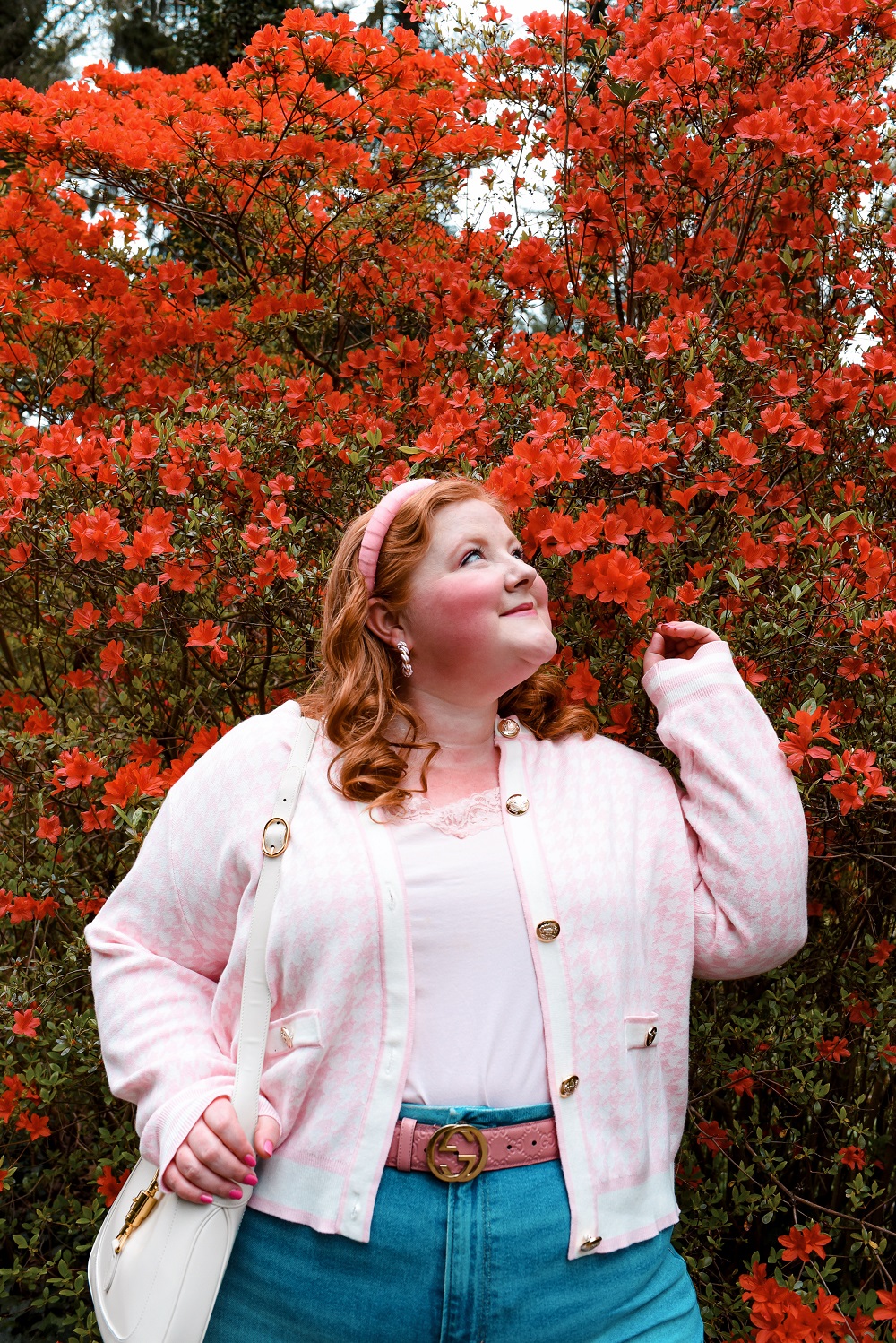 Spring at the Biltmore Estate: a travel guide for the Biltmore's annual Biltmore Blooms flower festival outside Asheville, North Carolina. #biltmoreblooms #biltmoreestate #flowerfestival #visitasheville #plussizetravelblog