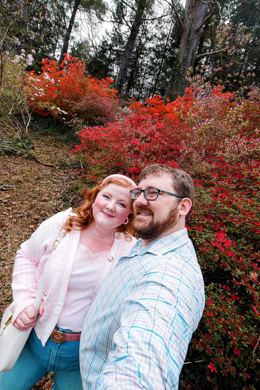 Spring at the Biltmore Estate: a travel guide for the Biltmore's annual Biltmore Blooms flower festival outside Asheville, North Carolina. #biltmoreblooms #biltmoreestate #flowerfestival #visitasheville #plussizetravelblog