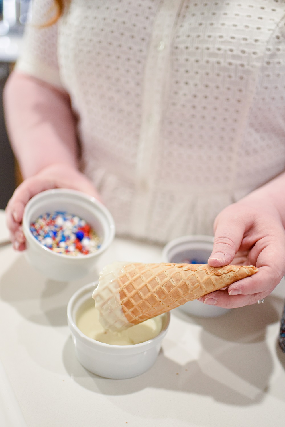 Red White and Blue Desserts for Summertime featuring Hudsonville Ice Cream's American Fireworks and Blueberry Graham Delight. #hudsonvilleicecream #redwhiteandbluedessert #redwhiteandbluerecipe #fourthofjulyrecipe #fourthofjulydessert #hudsonvilleamericanfireworks #hudsonvilleblueberrygrahamdelight