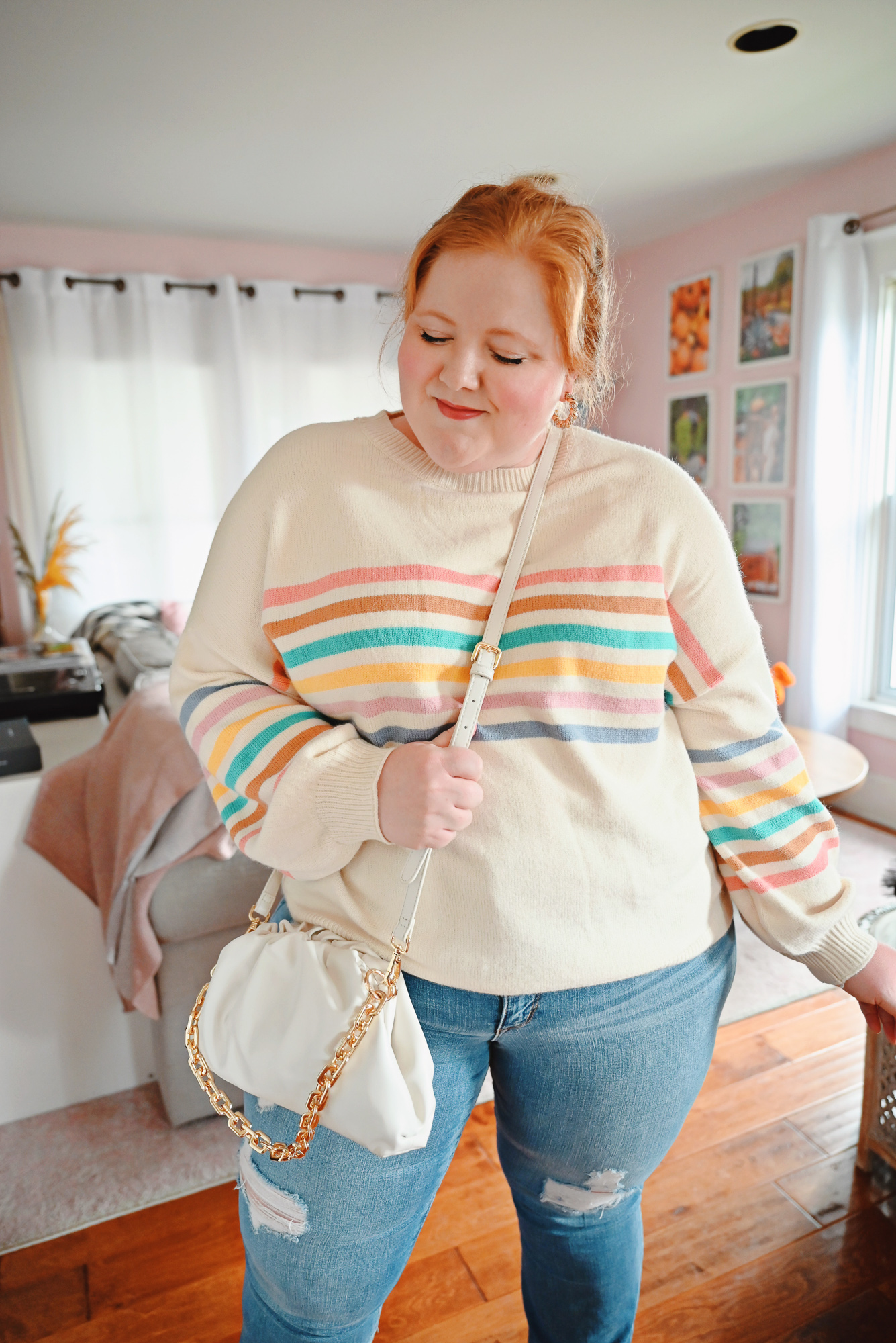 Casual Fall Style with Walmart: shop trendy, laid back plus size looks, shackets, sweaters, denim, and boots now at Walmart. #walmart #walmartfashion #fallstyle #casualfallstyle #casualstyle #casualoutfit