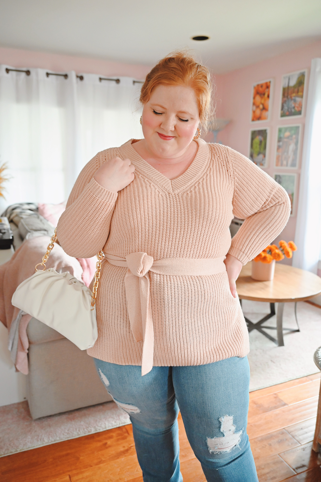 Casual Fall Style with Walmart: shop trendy, laid back plus size looks, shackets, sweaters, denim, and boots now at Walmart. #walmart #walmartfashion #fallstyle #casualfallstyle #casualstyle #casualoutfit