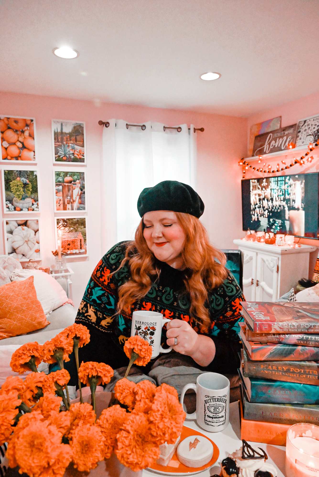Gift Ideas for Harry Potter Lovers: shop this Hogwarts house sweater, book boxed sets, LEGO Hogwarts castle, HP graphic tees, and bath bombs.