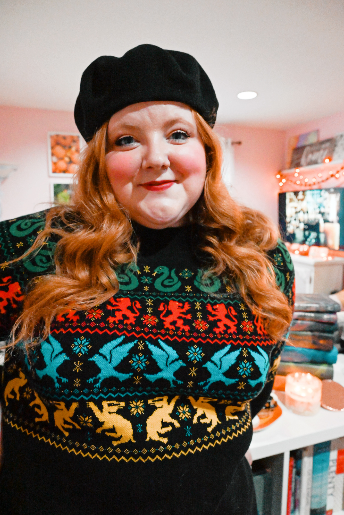 Gift Ideas for Harry Potter Lovers: shop this Hogwarts house sweater, book boxed sets, LEGO Hogwarts castle, HP graphic tees, and bath bombs.