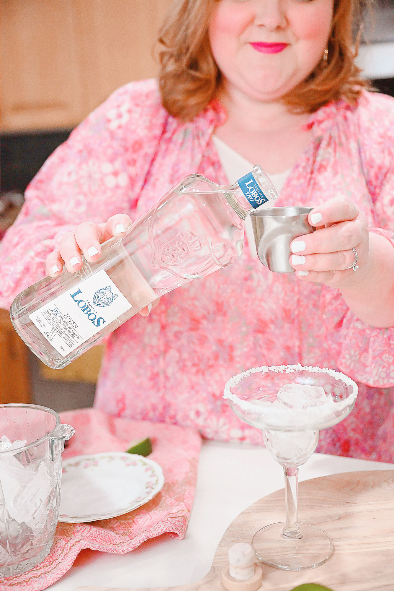 A Date Night In Idea: Lobos 1707 Joven Tequila Margaritas + Shrimp Tacos using fresh ingredients from Meijer.
