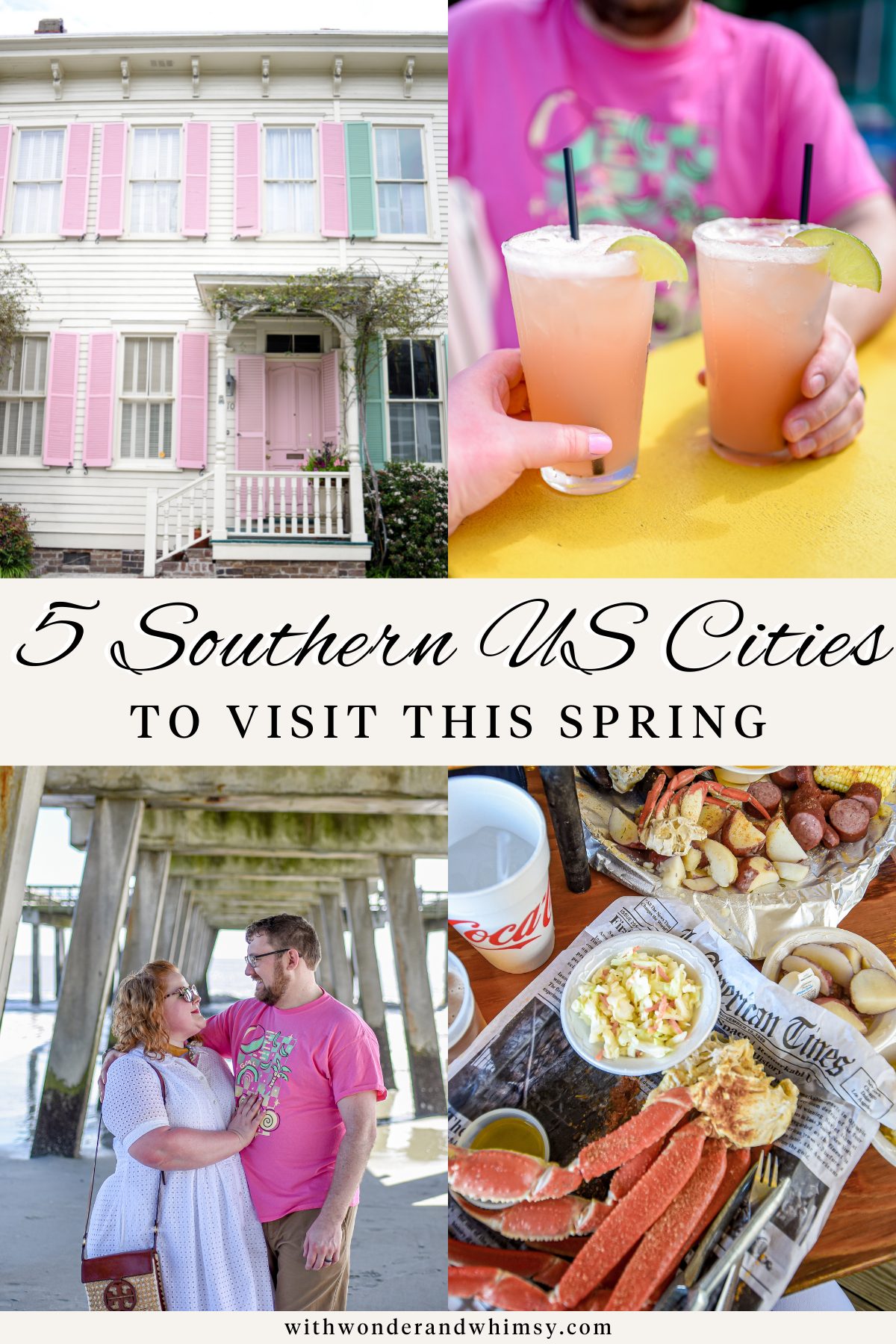 5 Southern US Cities to Visit this Spring: visit Asheville, Charleston, Key West, Nashville, and Savannah this March, April, or May.