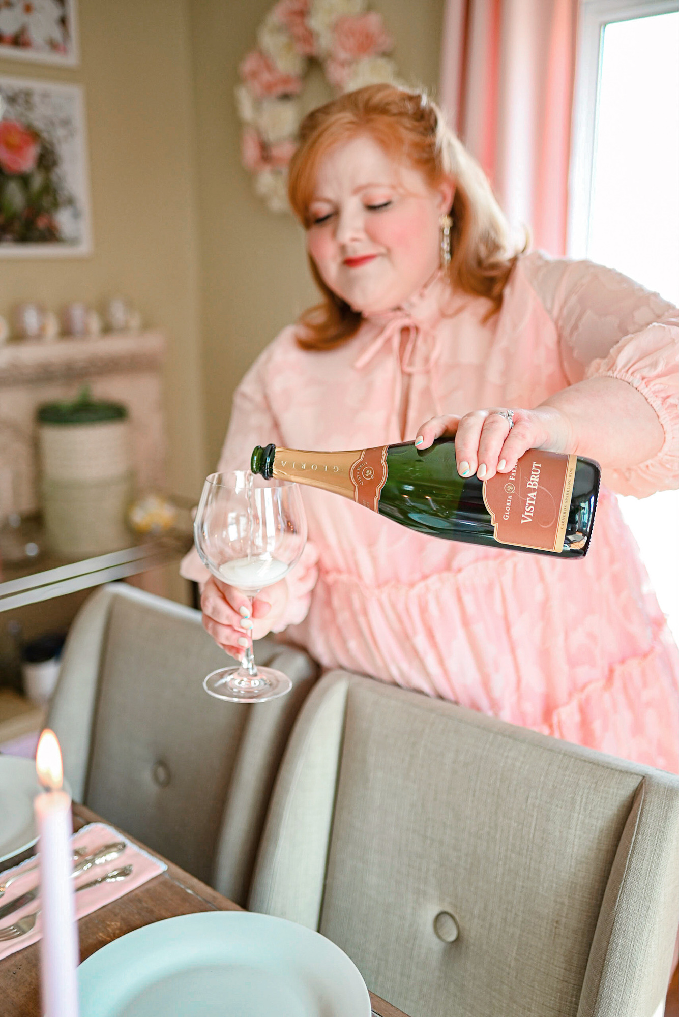 A Spring Brunch with Gloria Ferrer Sparkling Wines: featuring a spring trio of Vista Brut and 2018 Blanc de Blancs and Alquimia Brut Rose. 