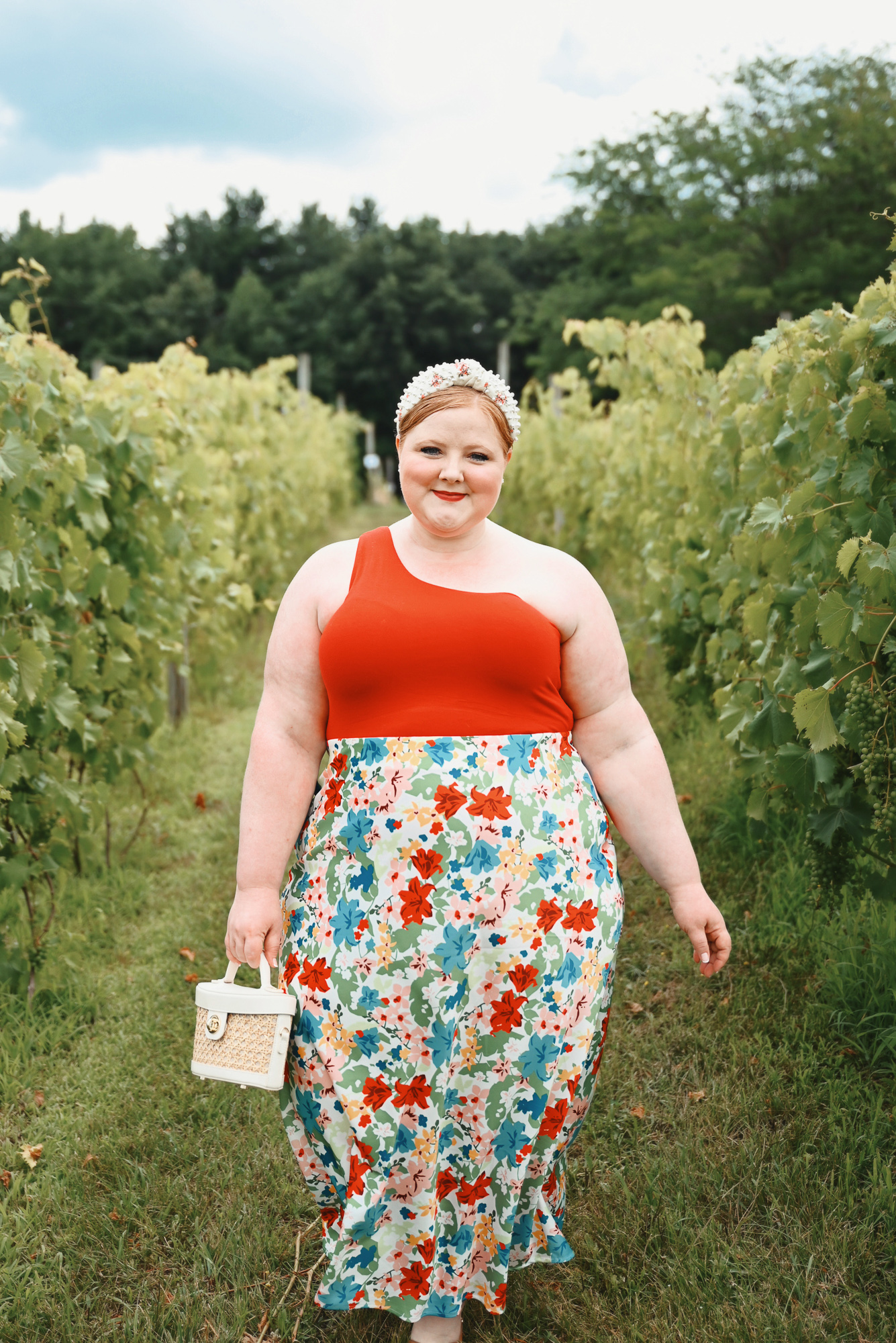 Styling a Bodysuit with a Column Skirt | If you have a skirt that doesn’t work with any of the tops in your closet, try a bodysuit instead.