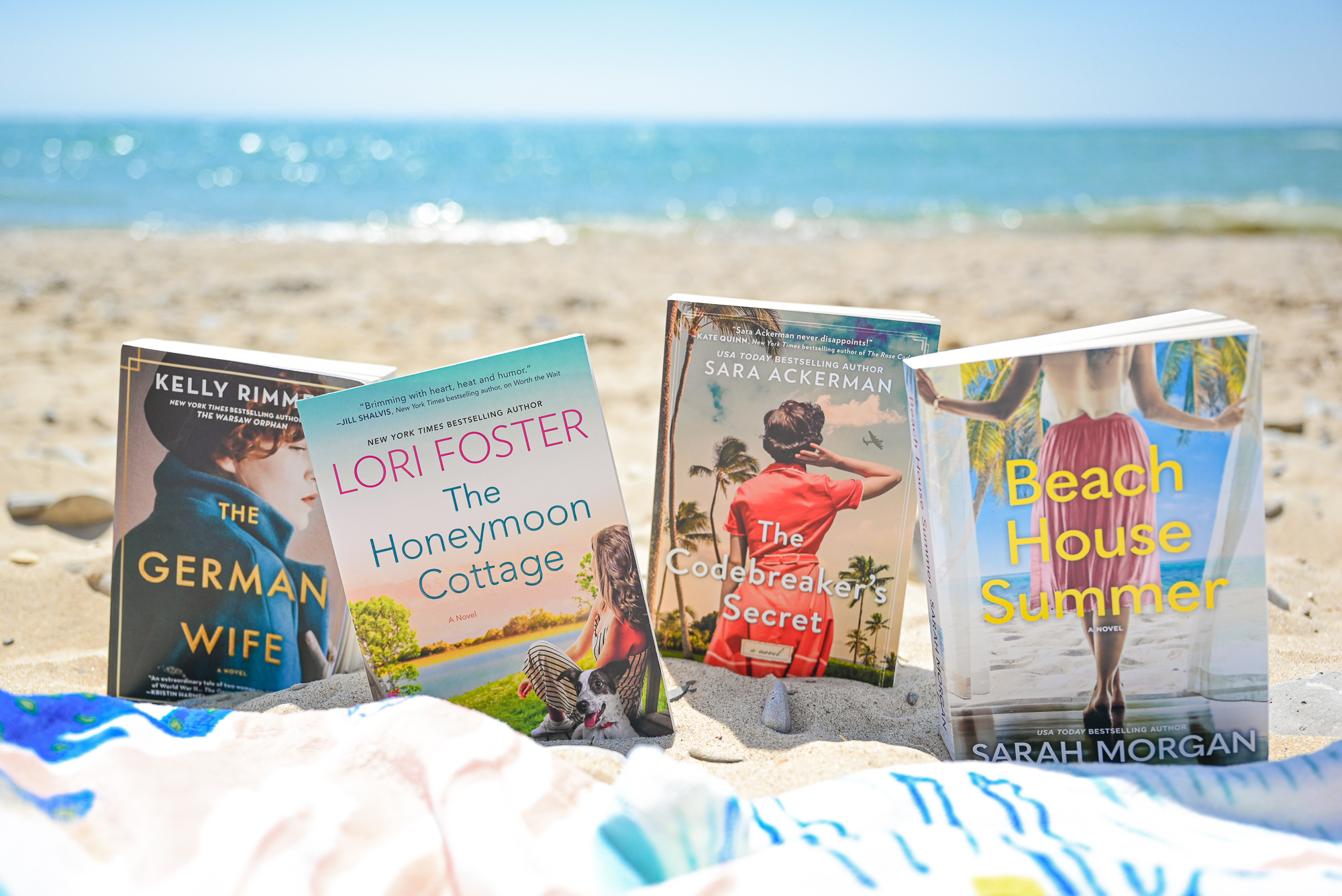 4 Summer Beach Reads | Check out these summer book recommendations for page-turners that offer romance, passion, mystery, and intrigue. 