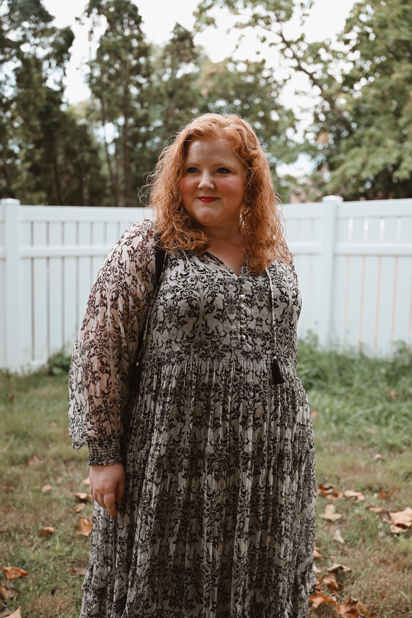 Marais Printed Chiffon Maxi Dress from Anthropologie Review | The Marais Dress is one of Anthro’s signature styles, carried in sizes xxs-3X.
