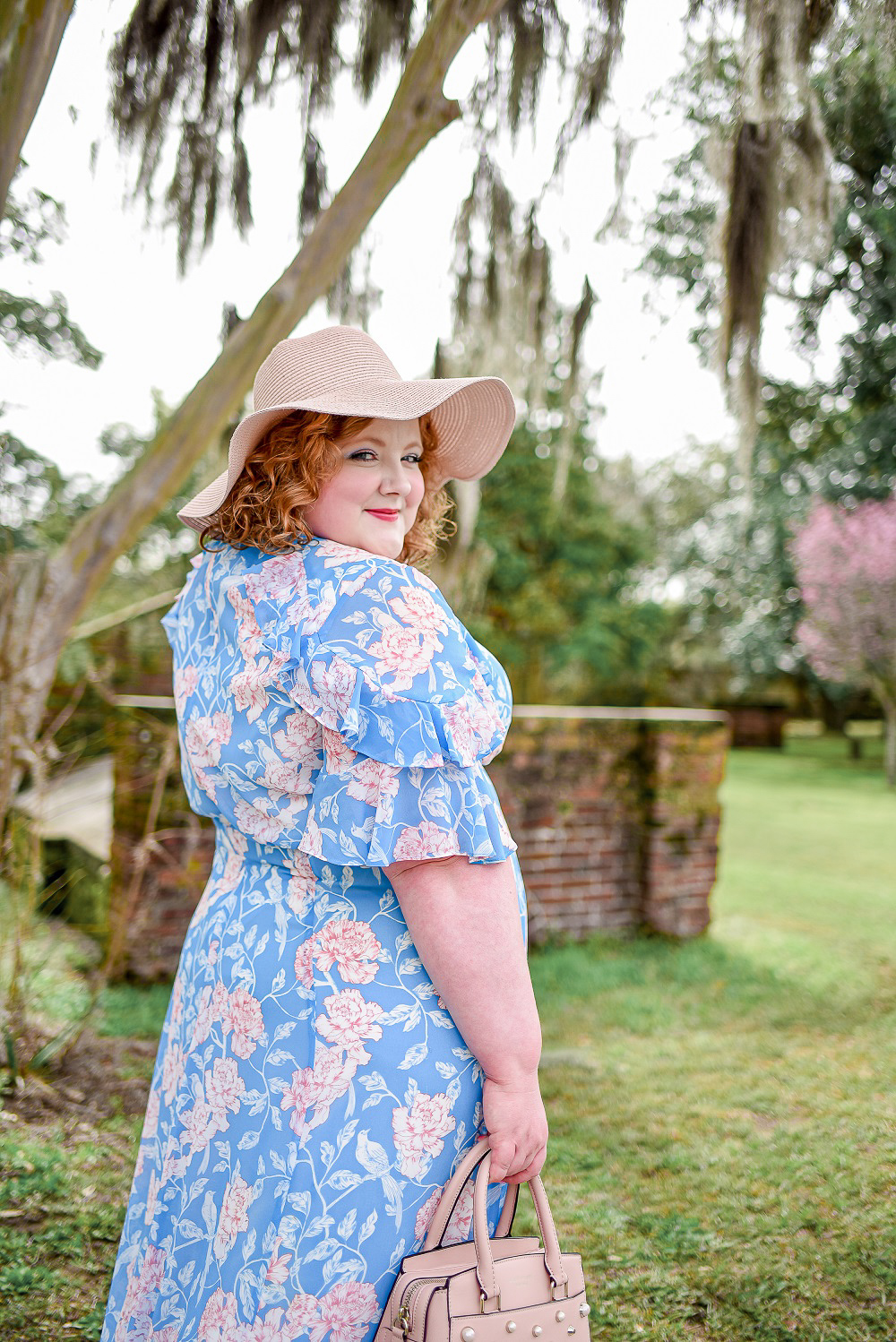 7 Plus Size Easter Outfit Ideas: pastel, floral, rainbow, gingham, lace, toile, and white outfit ideas and spring styles for you to shop.
