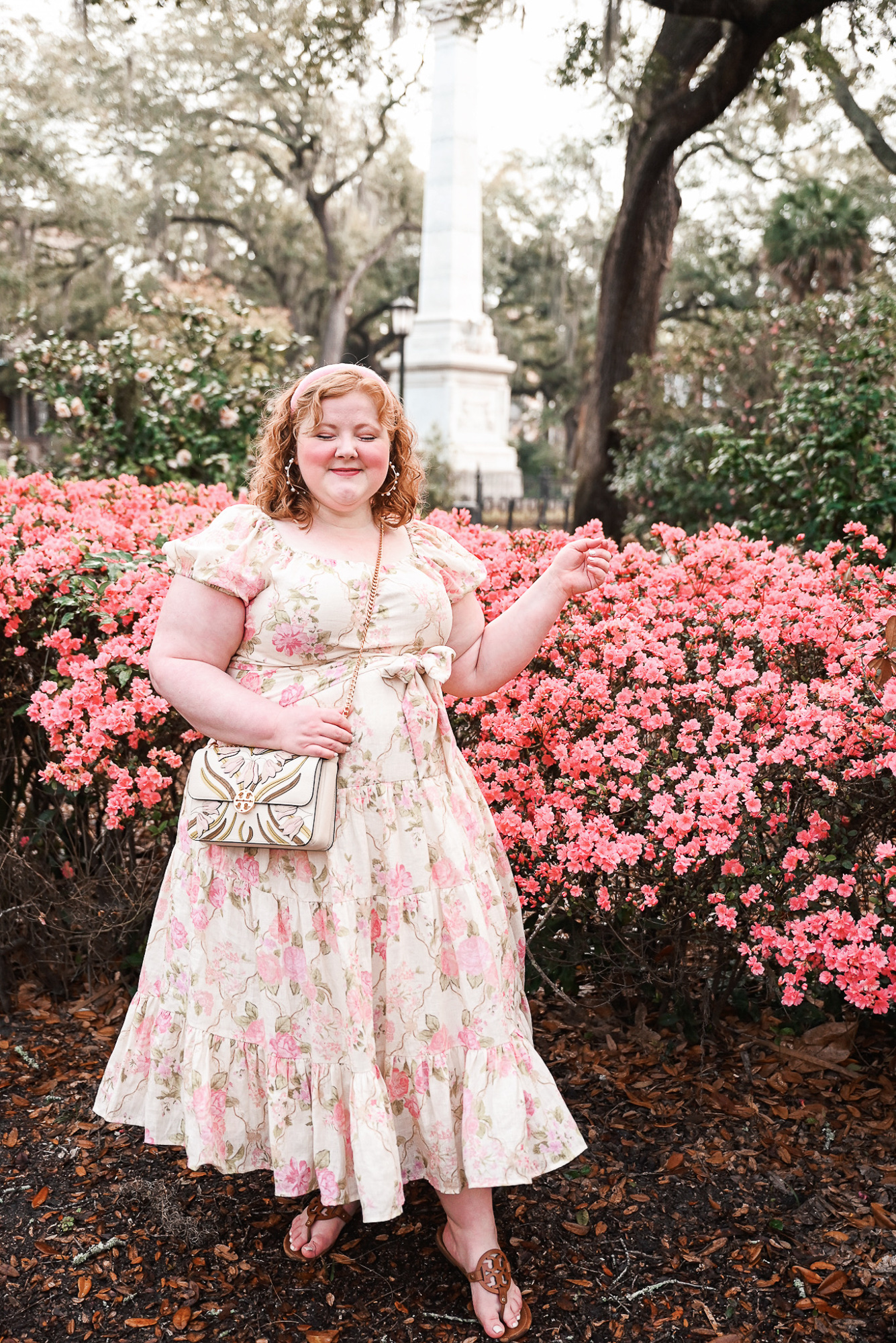 7 Plus Size Easter Outfit Ideas: pastel, floral, rainbow, gingham, lace, toile, and white outfit ideas and spring styles for you to shop.