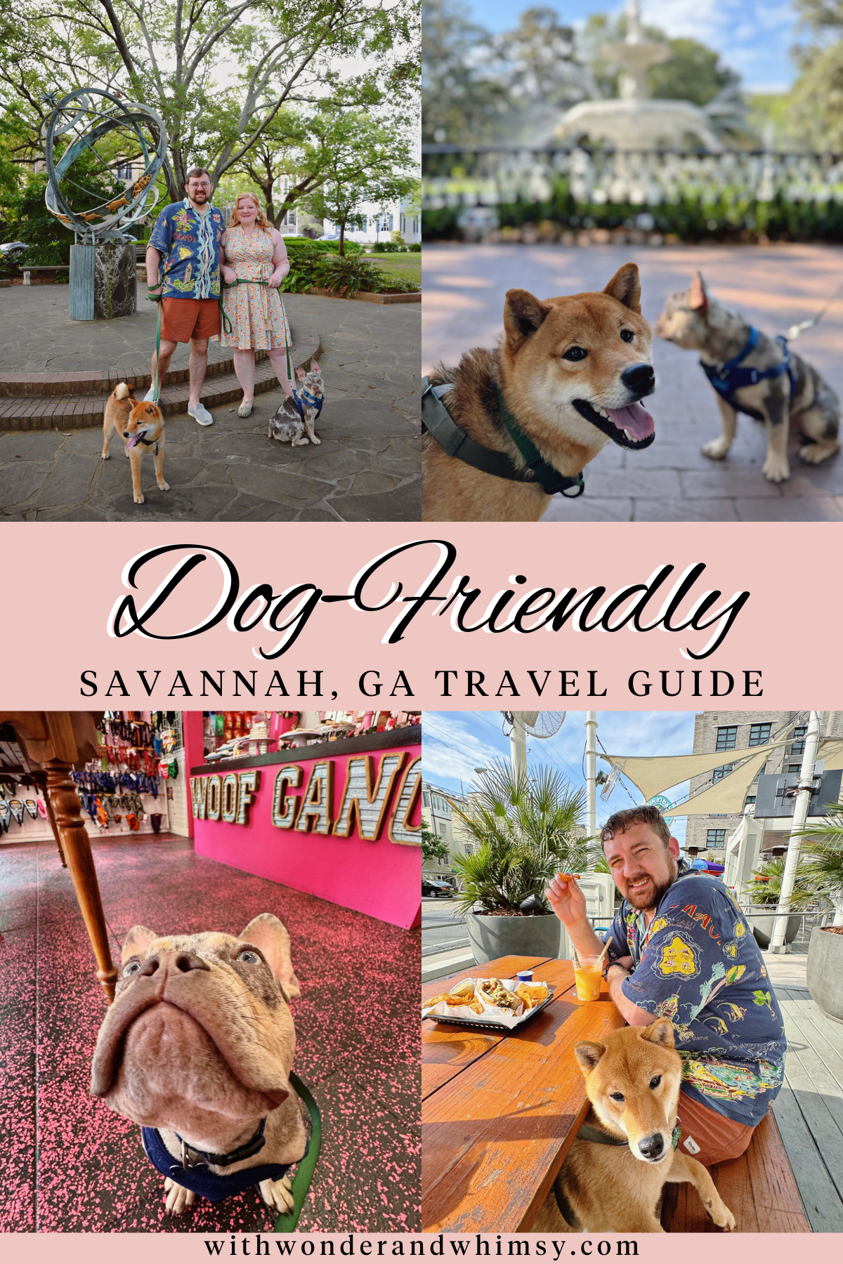 Vacationing in Savannah with Dogs | Personalized recommendations for dog-friendly accommodations, dining, and activities in Savannah.